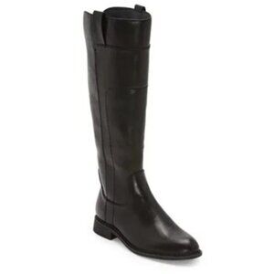 Frye and Co. Womens Giovanna Stacked Heel Riding Boots